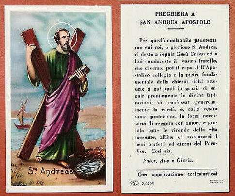 Santino-Holy-Card-S-San-Andrea-Andreas-Apostolo