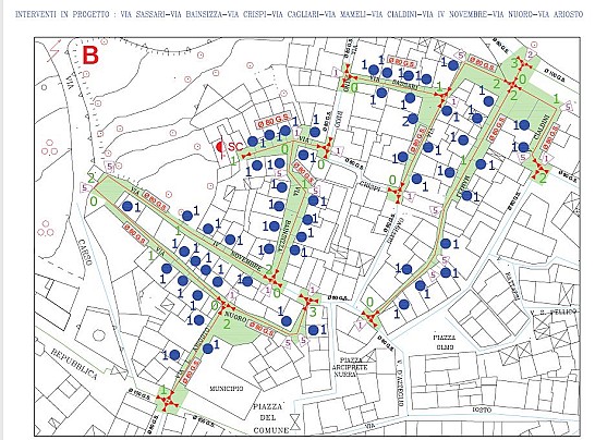 PLANIMETRIA VIA CAGLIARI E ALTRE