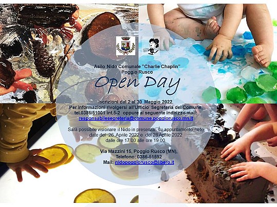 Locandina Open Day