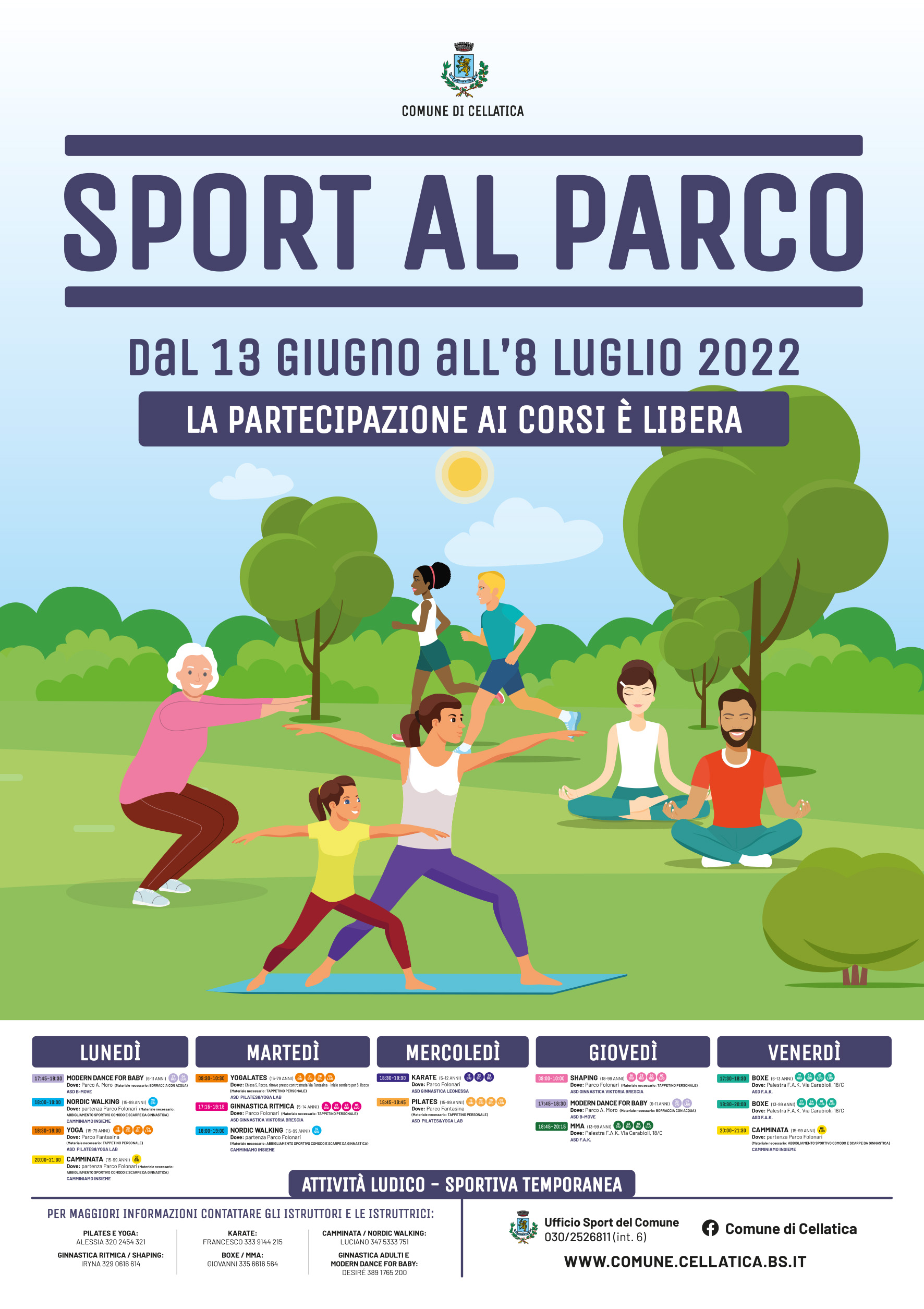 SPORT AL PARCO 2022 - Manifesto 70x100
