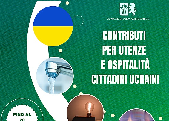 CONTRIBUTO PER UTENZE E OSPITALITA' AI CITTADINI UCRAINI