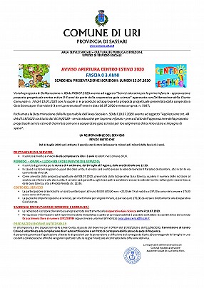 Avviso apertura iscrizione centro estivo 2020 0 3 ANNI scadenza 13.07.2020_pages-to-jpg-0001