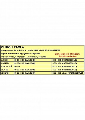 Chiroli - 01:03:2021