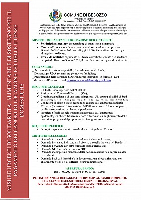 Avviso Pubblico sintetico