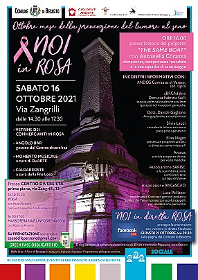 Programma 16 Ottobre 2021 - Noi in rosa